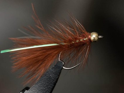 brown micro wooly bugger barbless streamer fse278