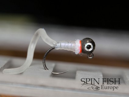 Gumené nástrahy UV Transparent Squirmy Fry - Nickel Bead