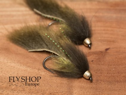 Conehead Zonker Streamer - Olive