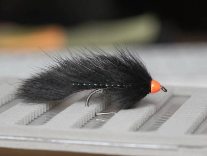 conehead zonker streamer black orange fse368
