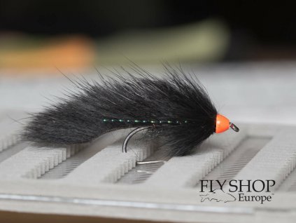 Conehead Zonker Streamer - Black Orange
