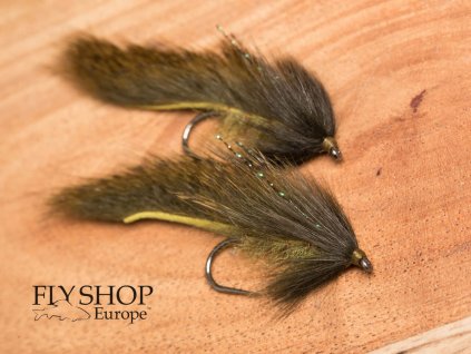 Strímer Lightweight Zonker Streamer - Olive Squirrel