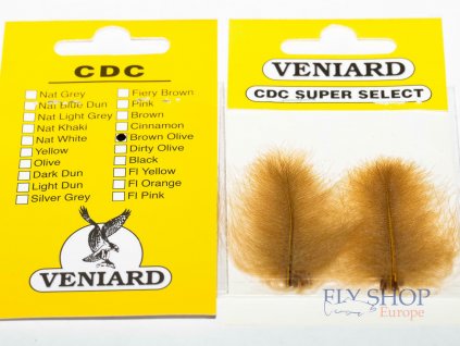 Veniard Super Select CDC Feathers - Dyed (30 Pack)