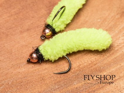 Nymfa Tungsten Mop Fly - Chartreuse