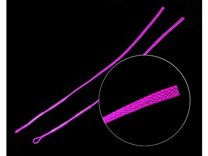 Splietaná koncovka Sybai Micro Plus Loop Connectors Fluo Pink