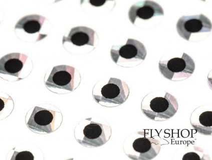 FS Europe Flat Eyes - Pearl Black 20 Pack