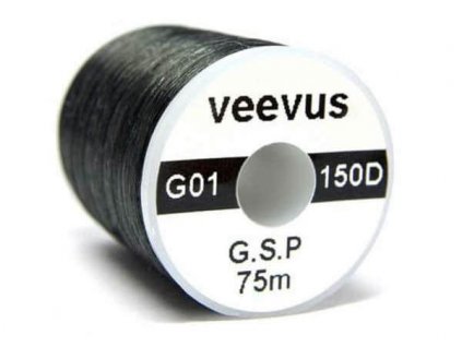 Viazacia niť Veevus GSP 150D Threads 75m Black