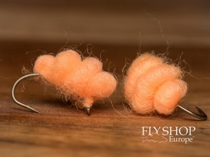 Ikra Cotton Candy Egg Fly - Pale Orange BARBED