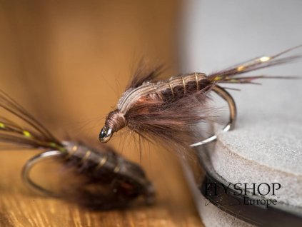 Nymfa Tungsten Hidden Bead Nymph - Brown
