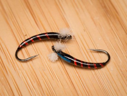 flashback chironomid red black buzzer lake fly fse403