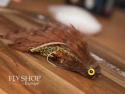 Strímer Brown Dungeon Streamer - Single Hook BARBED