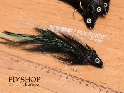 Pearl Black Predator Articulated Streamer BARBED