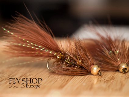 Big Wooly Bugger Streamer - Brown BARBED