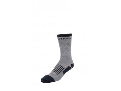 Ponožky Simms Merino Midweight Hiker Sock Steel Grey