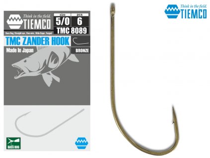 Tiemco TMC 8089 Zander Hooks Barbed (6pcs/package)