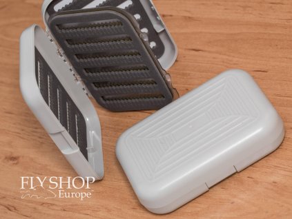 FS Europe Lightweight Fly Box with Flip Page - Grey