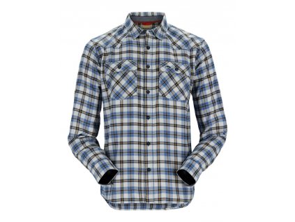 Simms Santee Flannel Admiral Blue/Navy Camp