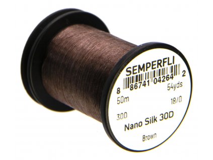 Semperfli Nano Silk Ultra 30D 18/0 Brown