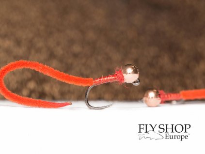 Red Micro Chenille Leech