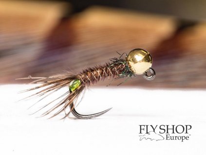 Jigová nymfa Peeping Caddis Pheasant Tail