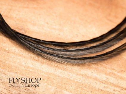 FS Europe Genetic Saddle Dry Fly Hackle - Black (3 Pack)