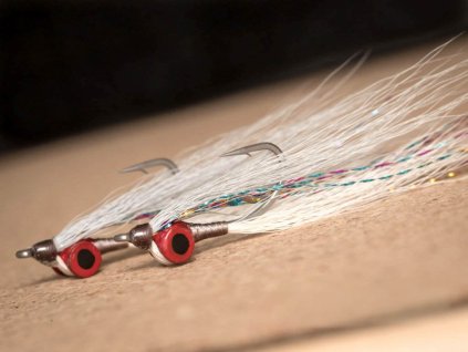 clouser minnow streamer white tan fse468