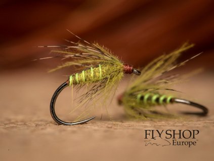 Nymfa Soft Hackle Pupa - Light Olive