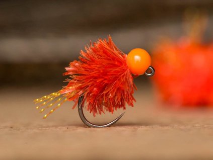 heavy mini blob fly fire orange fse478