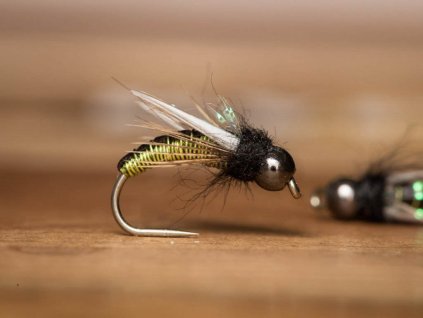 chartreuse wire caddis pupa nymph fse485