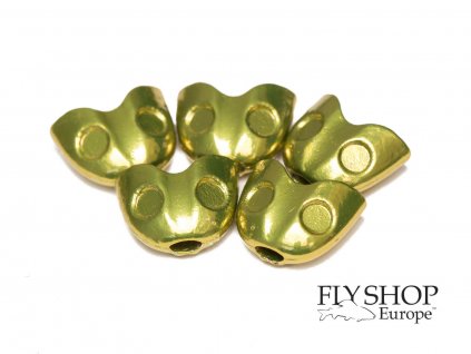 Tungstenové hlavičky FS Europe Heavy Sculpin Heads - Olive (5 Pack)