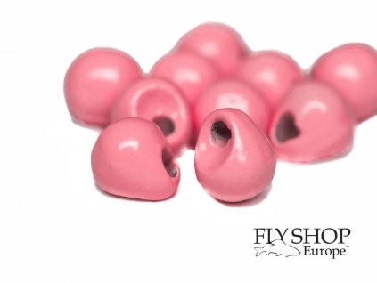 FS Europe Jig Off Tungsten Beads - Fluo Pink (10 Pack)