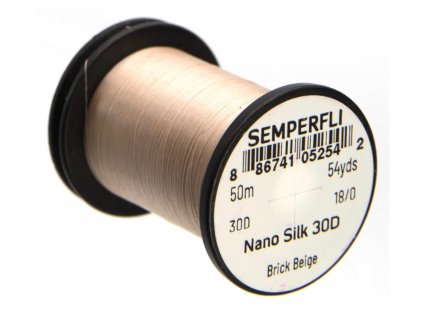Viazacia niť Semperfli Nano Silk Ultra 30D 18/0 Brick Beige