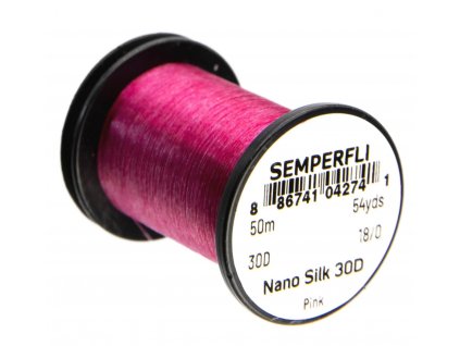 Viazacia niť Semperfli Nano Silk Ultra 30D 18/0 Pink