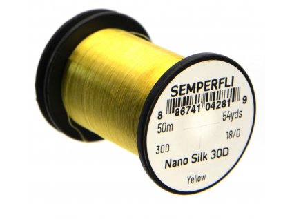 Semperfli Nano Silk Ultra 30D 18/0 Yellow