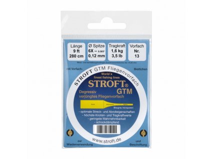 Stroft GTM Tapered Leader 9ft (275cm)