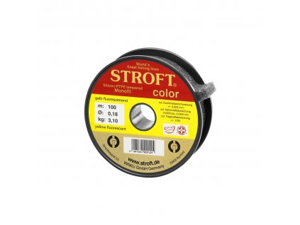Vlasec Stroft Color Monofilament Line Fluo Yellow 100m