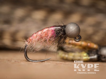 Jigová nymfa Double Pink All Purpose Nymph - Matt Bead