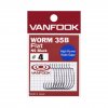 Vanfook Worm 35B Flat Barbed Hooks (8 10 Pack)