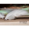 Zonker Baitfish Streamer - Cream White BARBED