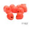 FS Europe Jig Off Tungsten Beads Hot Orange (10 Pack)
