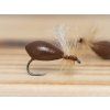 Brown Bambula Terrestrial Dry Fly - White Post