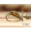 Slim Tungsten Body Scud - Olive HS Soft Hackle