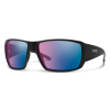 Smith Optics Guide's Choice Matte Black CP Glass Polarchromic Rose Blue Mirror