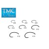 Tiemco TMC 2487BL Fly Hooks Barbless (20 Pack)