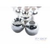 Tungstenové hlavičky FS Europe Round Tungsten Beads - Silver (10 Pack)