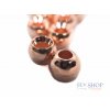 Tungstenové hlavičky FS Europe Round Tungsten Beads - Copper (10 Pack)
