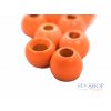 FS Europe Round Tungsten Beads - Fluo Orange (10 Pack)