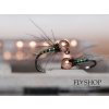Slim Jig Nymph - Peacock Black