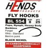 Hends BL554 Barbless Fly Hooks (25 Pack)