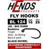 Hends BL124 Barbless Fly Hooks (25 Pack)